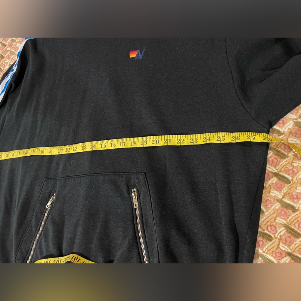 Aviator Nation Blue Tiger Stripe Hoodie - Picture 5 of 6